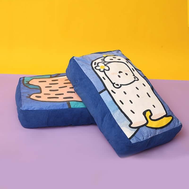 ที่นอนสัตว์เลี้ยง MIAOHO RAINBOW PET SOFA ลายหมีขาว_3